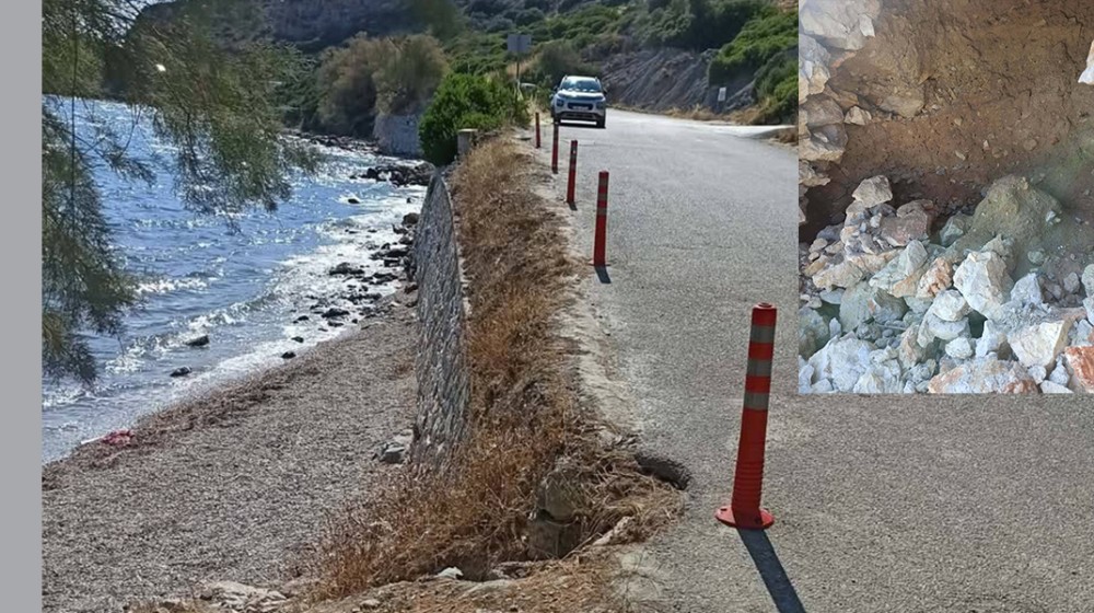 ΚΑΡΑΒΟΣ ΑΛΙΒΕΡΙΟΥ: Κούφωσε ο δρόμος