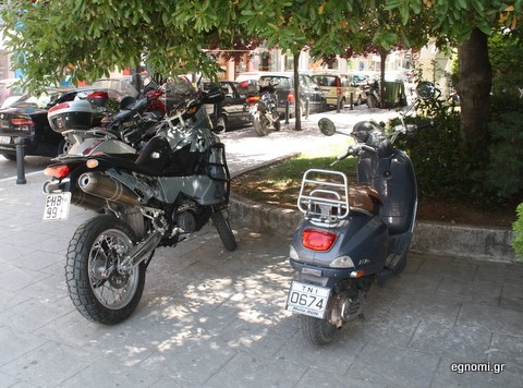 Δωρεάν... πάρκινγκ για δίκυκλα
