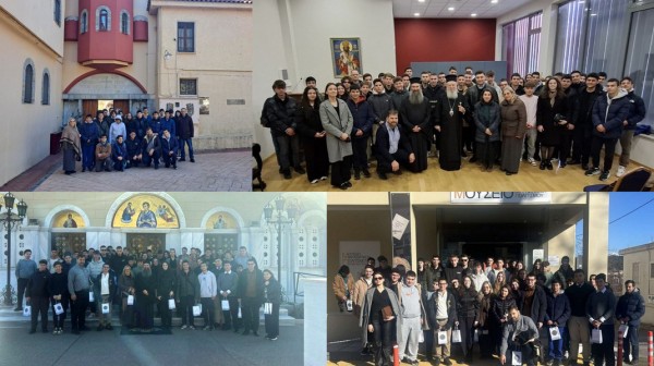 Μαθητική Αποστολή από την Πάτρα σε Ιερές Μονές της Εύβοιας