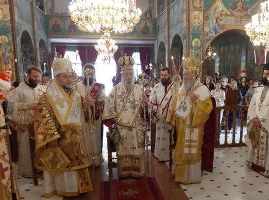 Τρεις Μητροπολίτες στη γιορτή των Ευβοέων Αγίων στη Χαλκίδα