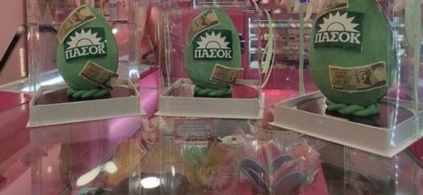 Πασχαλινά σοκολατένια αβγά με γεύση από ...ΠΑΣΟΚ