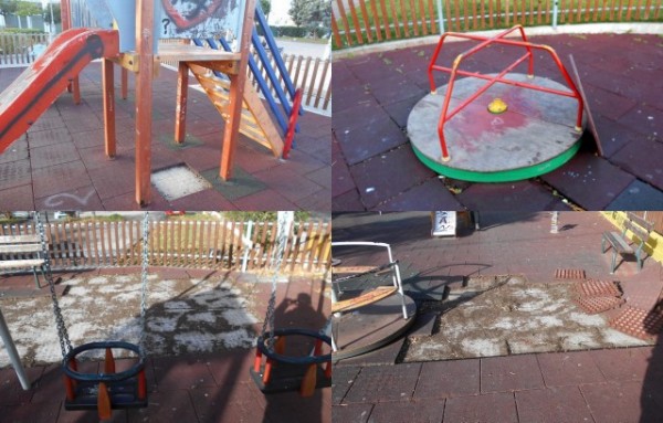 ΧΑΛΚΙΔΑ: Βάνδαλοι προκάλεσαν ζημιές σε παιδικές χαρές