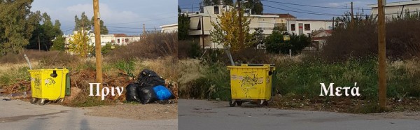 ΧΑΛΚΙΔΑ: Μάζεψαν τα σκουπίδια μετά την ανάρτηση του egnomi