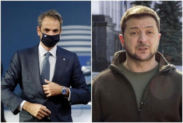 Πόλεμος στην Ουκρανία: Τηλεφωνική επικοινωνία Μητσοτάκη-Ζελένσκι