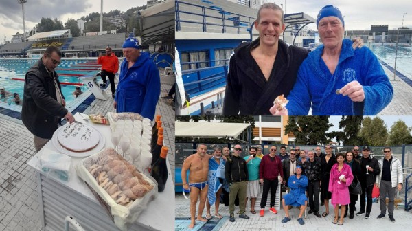 ΧΑΛΚΙΔΑ: Ο δικηγόρος Θάνος Αναστασιάδης ήταν ο τυχερός στην πίτα των κολυμβητών