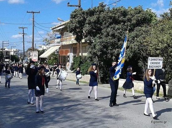 ΠΑΡΕΛΑΣΗ ΒΑΣΙΛΙΚΟ 28η ΟΚΤΩΒΡΙΟΥ: Έτσι παρέλασαν τα Δημοτικά Σχολεία
