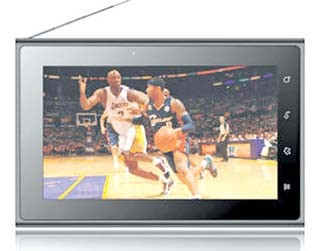 Tablet με τηλεόραση