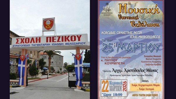 ΧΑΛΚΙΔΑ: Η Χορωδία-Ορχήστρα Νέων της Μητρόπολης τιμάει το 1821