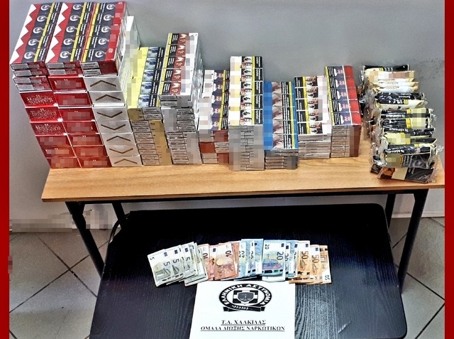 Τρεις συλλήψεις για λαθρεμπόριο τσιγάρων και καπνού σε Χαλκίδα και Αρτάκη
