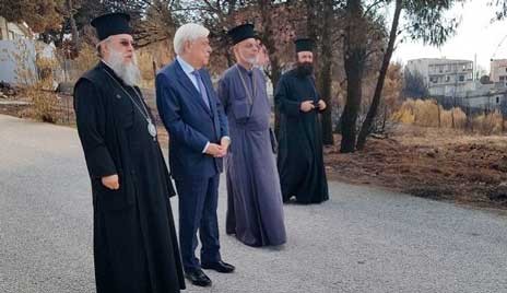 Επίσκεψη Παυλόπουλου στο καμένο Μάτι