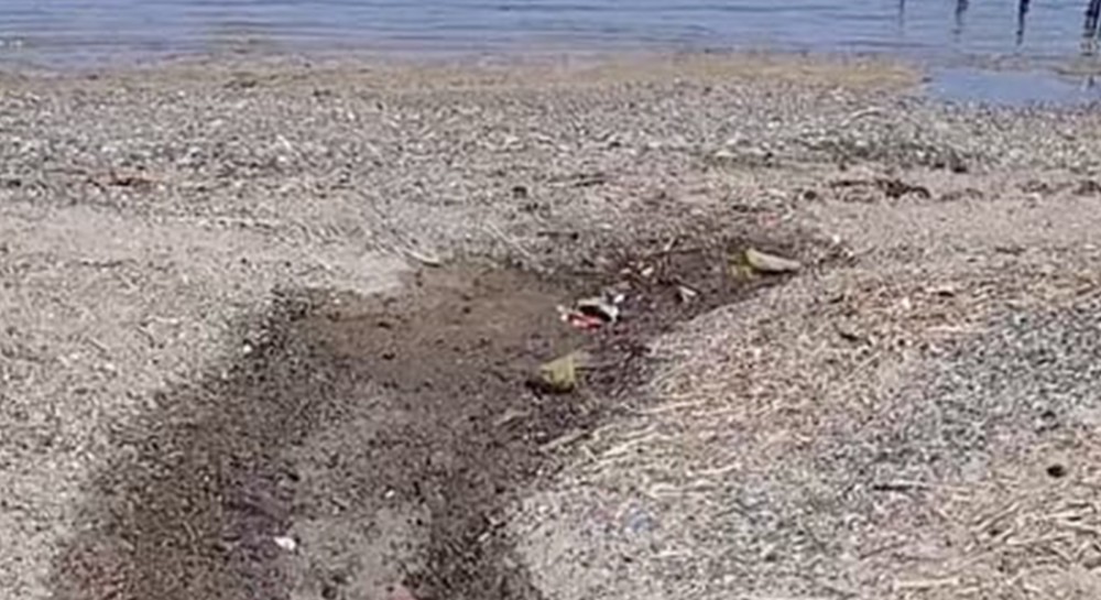 ΧΑΛΚΙΔΑ - ΠΛΑΖ ΠΑΠΑΘΑΝΑΣΙΟΥ: Η θάλασσα γέμισε πετρέλαιο