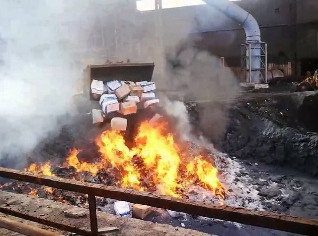 Στην πυρά 175 δέματα με ναρκωτικά από την Αστυνομία