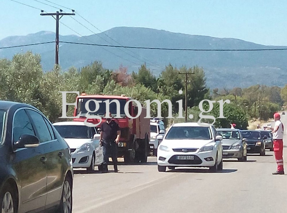 Τροχαίο ατύχημα στον Κολοβρέχτη Χαλκίδας