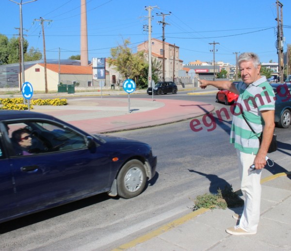 Έξαλλος ο Γιώργος Γιαννακούλας με τον κυκλικό κόμβο στον Άγιο Στέφανο