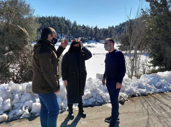 Επίσκεψη Χατζηγιαννάκη στη Βόρεια Εύβοια
