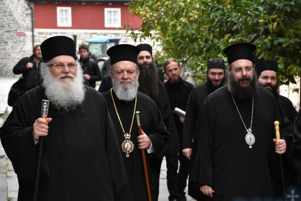 Στο Βατοπαίδι ο Μητροπολίτης Χαλκίδος κ. Χρυσόστομος