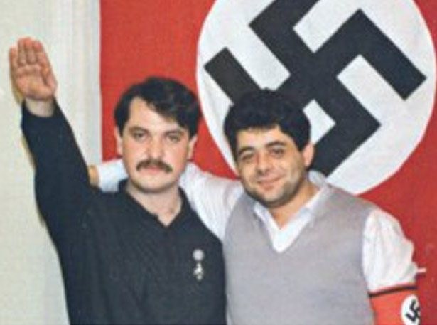 Μιχαλολιάκος και Παππάς παρέα με τη σβάστιγκα