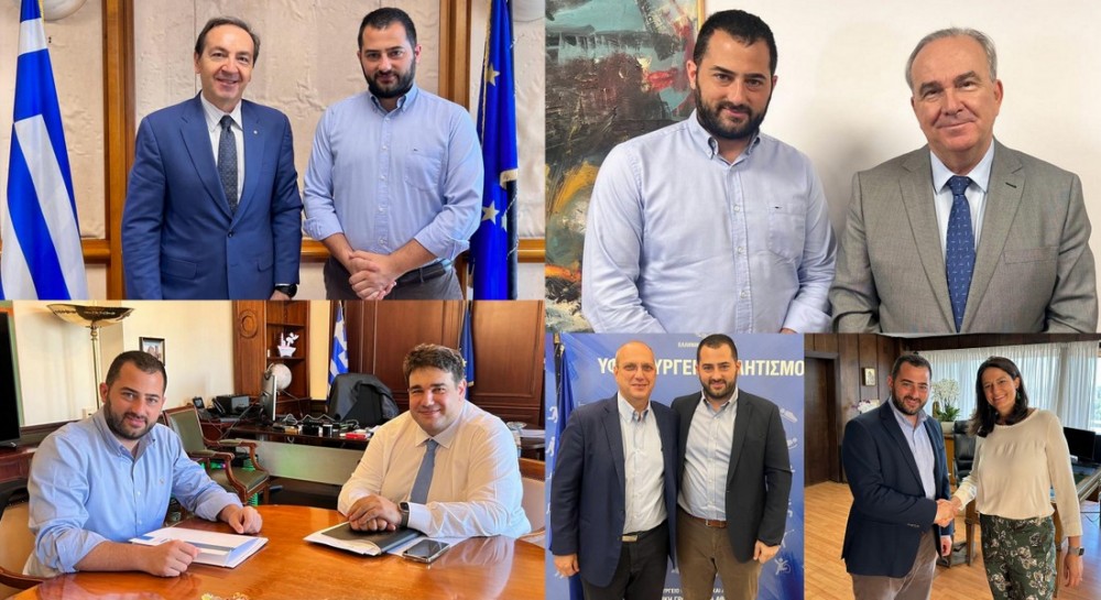 Πήρε …σβάρνα τα υπουργεία ο περιφερειάρχης Φάνης Σπανός