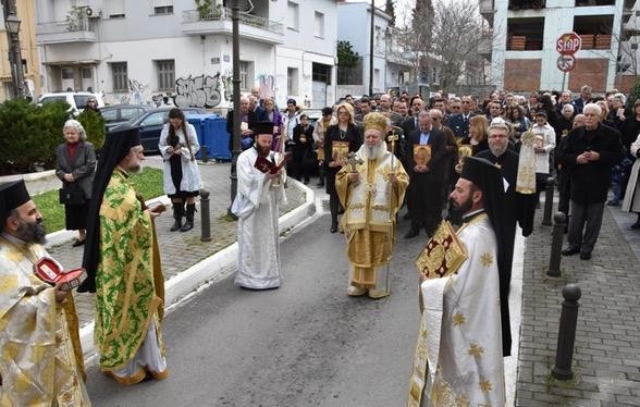 ΧΑΛΚΙΔΑ: Λαμπρή γιορτή για τον θρίαμβο της Ορθοδοξίας στον Άγιο Δημήτριο