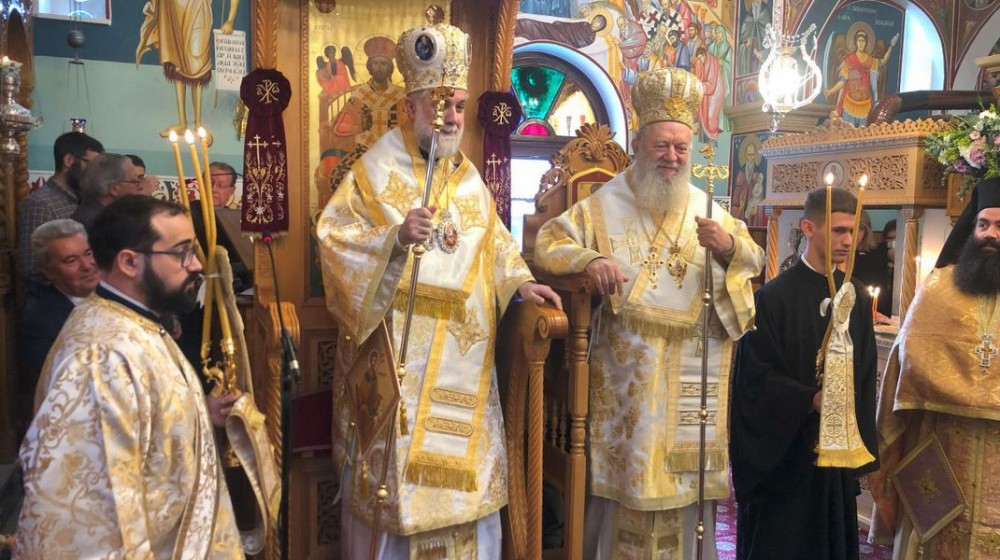 Στη Σκόπελο για την γιορτή του Αγίου Ρηγίνου ο Μητροπολίτης Χαλκίδος κ. Χρυσόστομος και ο Επίσκοπος Σκοπέλου κ. Νικηφόρος