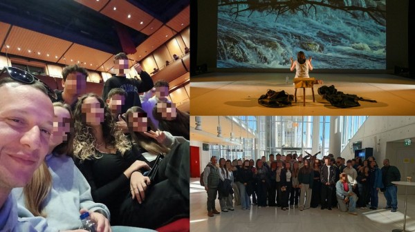 Οι μαθητές της 1ης τάξης του Λυκείου Δροσιάς στο Γερμανικό Θέατρο