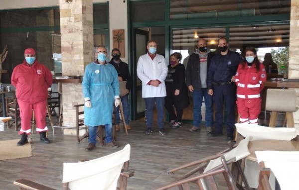 ΚΟΡΩΝΟΪΟΣ-ΕΥΒΟΙΑ: Διενεργήθηκαν 110 rapid test σε Λίμνη και Ροβιές