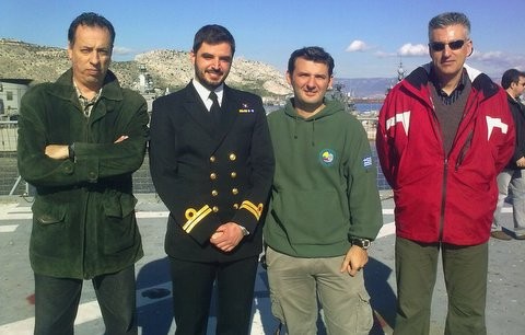 Ευβοιώτες έφεδροι αξιωματικοί στο Ναύσταθμο της Σαλαμίνας