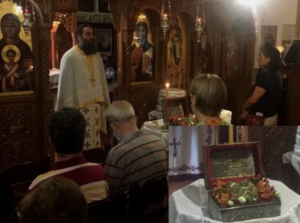 Έφεραν την Κάρα του Αγίου Παρθενίου στο Νοσοκομείο Χαλκίδας
