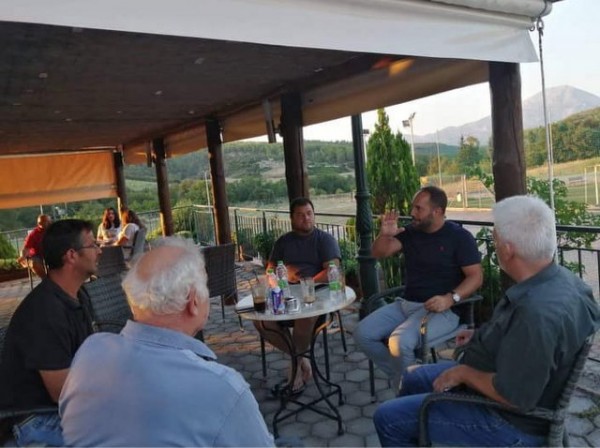 Επίσκεψη στον Πούρνο από τον Μίλτο Χατζηγιαννάκη