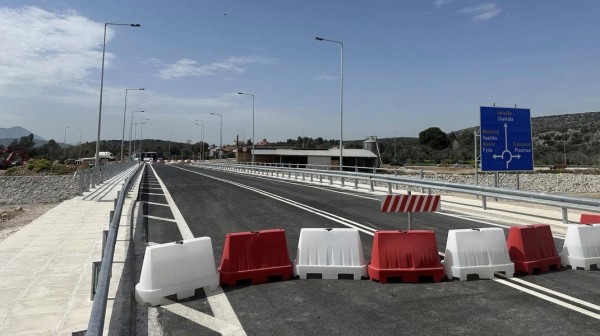 Δίνονται στην κυκλοφορία την Παρασκευή 28 Μαρτίου η καινούρια γέφυρα και ο κυκλικός κόμβος Αφρατίου