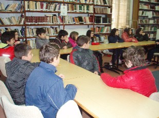 Ενθουσιασμός από την επίσκεψη στη Βιβλιοθήκη