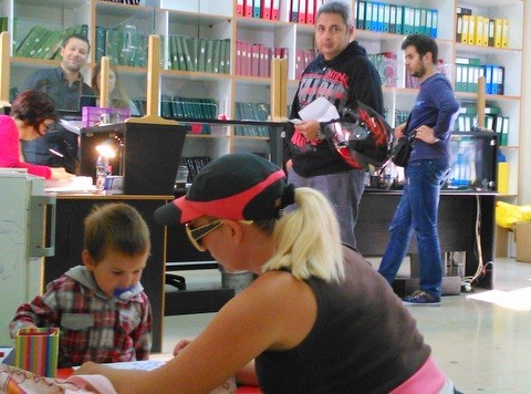 Παιδική γωνία μέσα στο Ληξιαρχείο Χαλκίδας