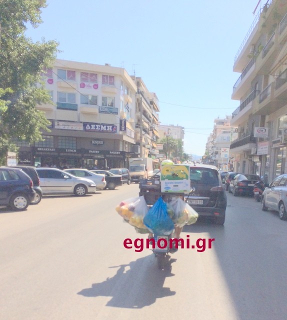 ΧΑΛΚΙΔΑ: Πρόκληση από μηχανάκι-μανάβικο