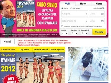 Πανέξυπνη διαφήμιση από την Ryanair