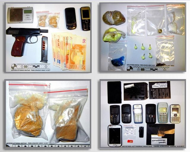 Εξαρθρώθηκε πολυμελές κύκλωμα διακίνησης ναρκωτικών ουσιών στη Φθιώτιδα
