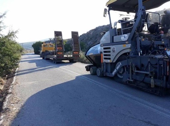 Συντήρηση αγροτικών δρόμων σε Κύμη, Κονίστρες και Αυλωνάρι