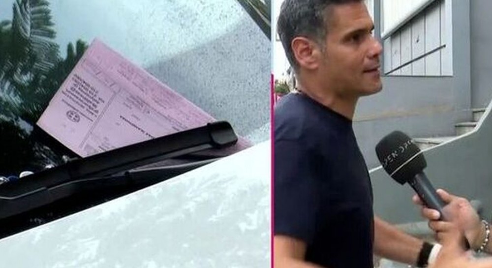 Δημήτρης Ουγγαρέζος: Του πήραν τις πινακίδες για παράνομο παρκάρισμα (Video)