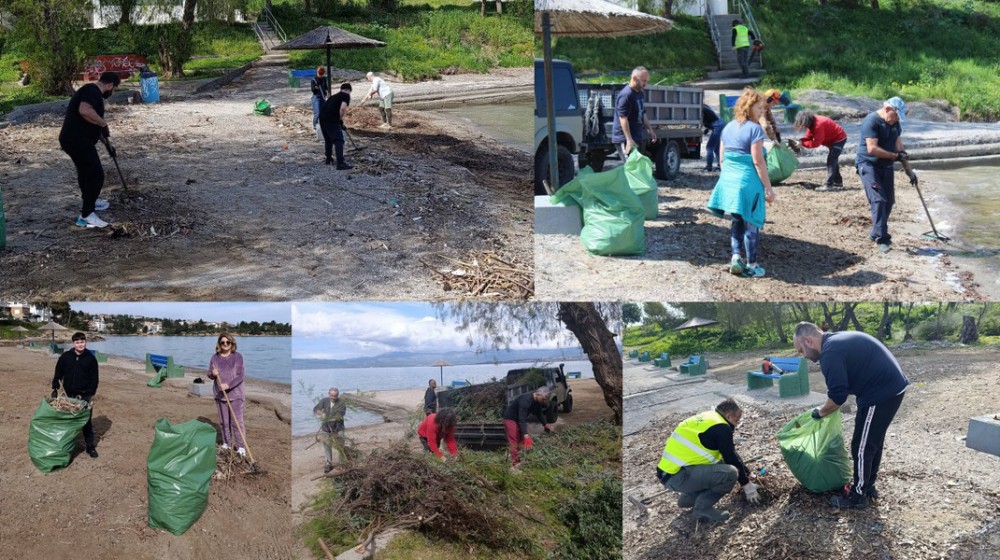ΡΟΔΙΕΣ ΚΑΝΗΘΟΥ: Εθελοντική δράση για να γίνει ανθρώπινη μία παραλία στη Χαλκίδα