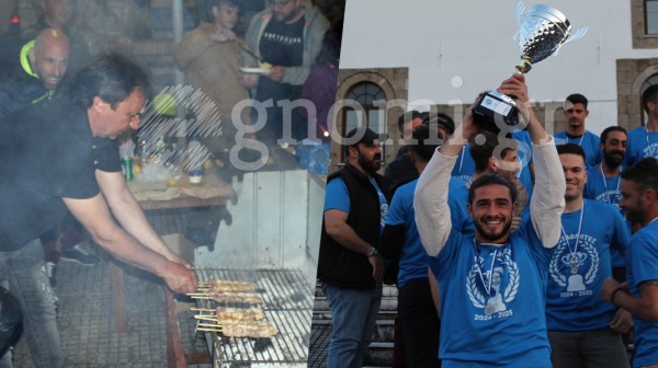 ΑΤΡΟΜΗΤΟΣ ΒΑΣΙΛΙΚΩΝ: Πάρτι στην πλατεία με σουβλάκια και κούπα (φωτό)