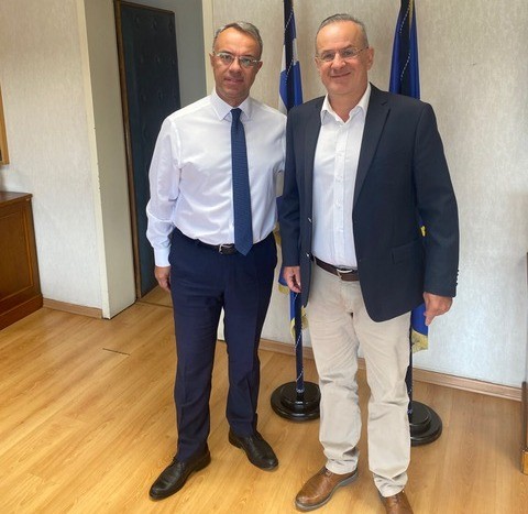 Συνάντηση Ζεμπίλη με Σταϊκούρα στο Υπουργείο Οικονομικών