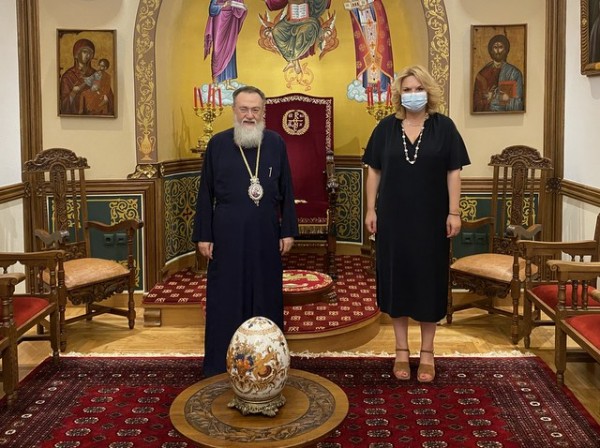 Η Δήμαρχος Χαλκίδας επισκέφτηκε τον Μητροπολίτη Κορίνθου Διονύσιο