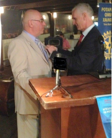 Αλλαγή ηγεσίας στο Ροταριανό Όμιλο Χαλκίδας