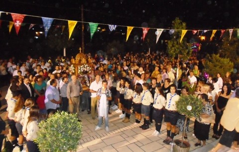 Πλήθος κόσμου στη γιορτή της Αγίας Σοφίας