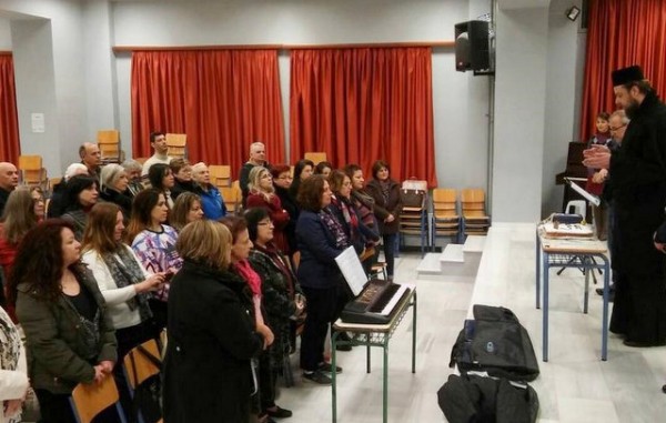 Μελωδική κοπή πίτας στο 1ο Γυμνάσιο Χαλκίδας