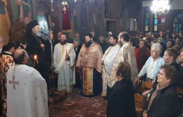 ΧΑΛΚΙΔΑ: Πλήθος κόσμου στο παρεκκλήσιο του Αγίου Στεφάνου για την γιορτή του Αγίου