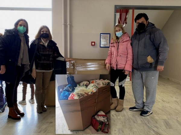 ΧΑΛΚΙΔΑ: Συγκέντρωσαν είδη πρώτη ανάγκης για τον λαό της Ουκρανίας