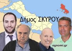 Τα αποτελέσματα των δημοτικών εκλογών στο δήμο Σκύρου