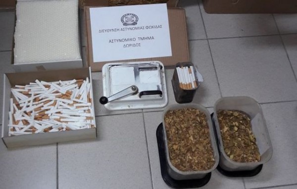 Συνελήφθη 56χρονος με 16 κιλά λαθραίο καπνό