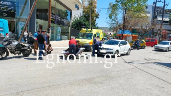 ΧΑΛΚΙΔΑ: ΙΧ συγκρούστηκε με μοτοσικλέτα