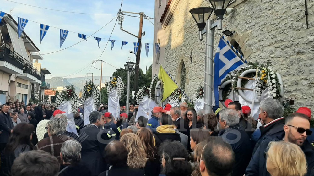 ΓΙΩΡΓΟΣ ΨΑΘΑΣ - ΚΗΔΕΙΑ: Πλήθος κόσμου στο τελευταίο αντίο